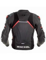 Richa leather jacket mugello ii black /red