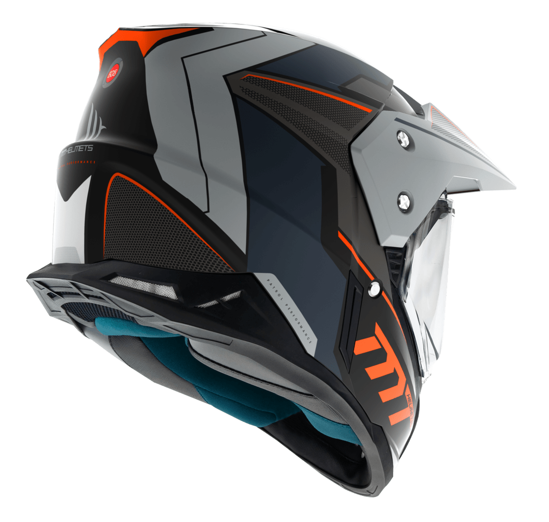 Mt Helmets Enduro MC Helmet Synchrony Patrol Matt Orange