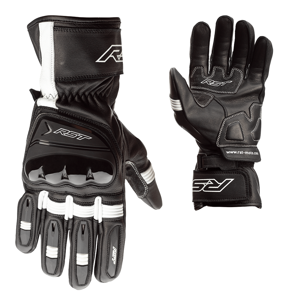 RST Sport Mc-Gloves Pilot Black /White