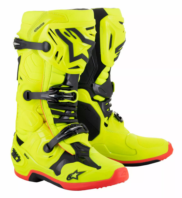 Alpinestars (MX) Boot Tech 10 YLW/BK/RD 7 2010020-533-7