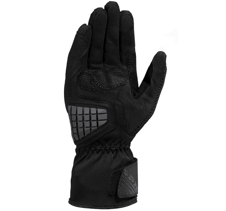 Spidi Mc-Handskar Rainshield Svart med greppvänlig insida och elastisk handled. Idealisk för motorcykelförare som söker skydd och flexibilitet.