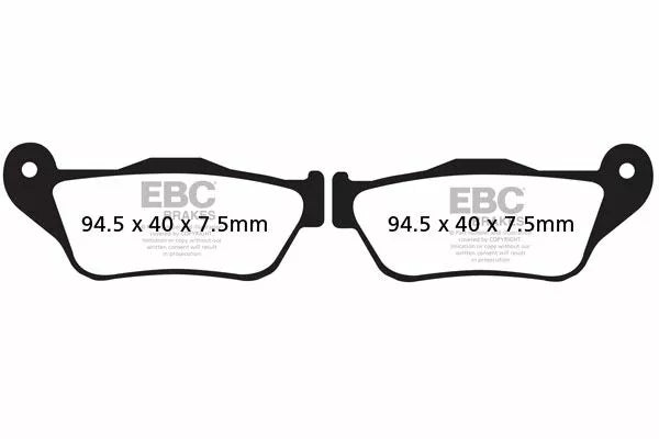 EBC -Bremsbelag Kohlenstoff -Roller SFAC430