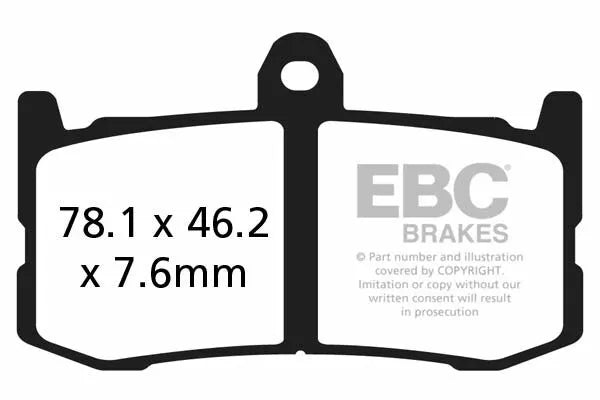 EBC BREAK PAD GPFA Sinter Race GPFAX491HH