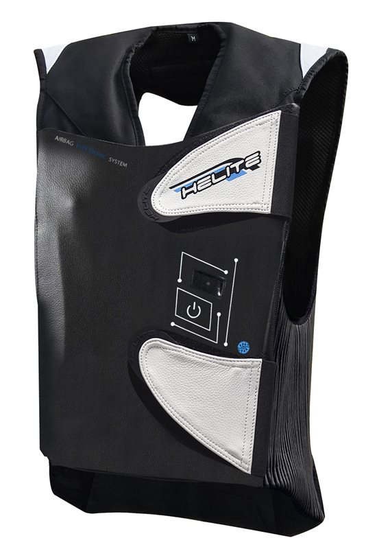 Airbagjäst Helite E-Gp Luft schwarz/weiß