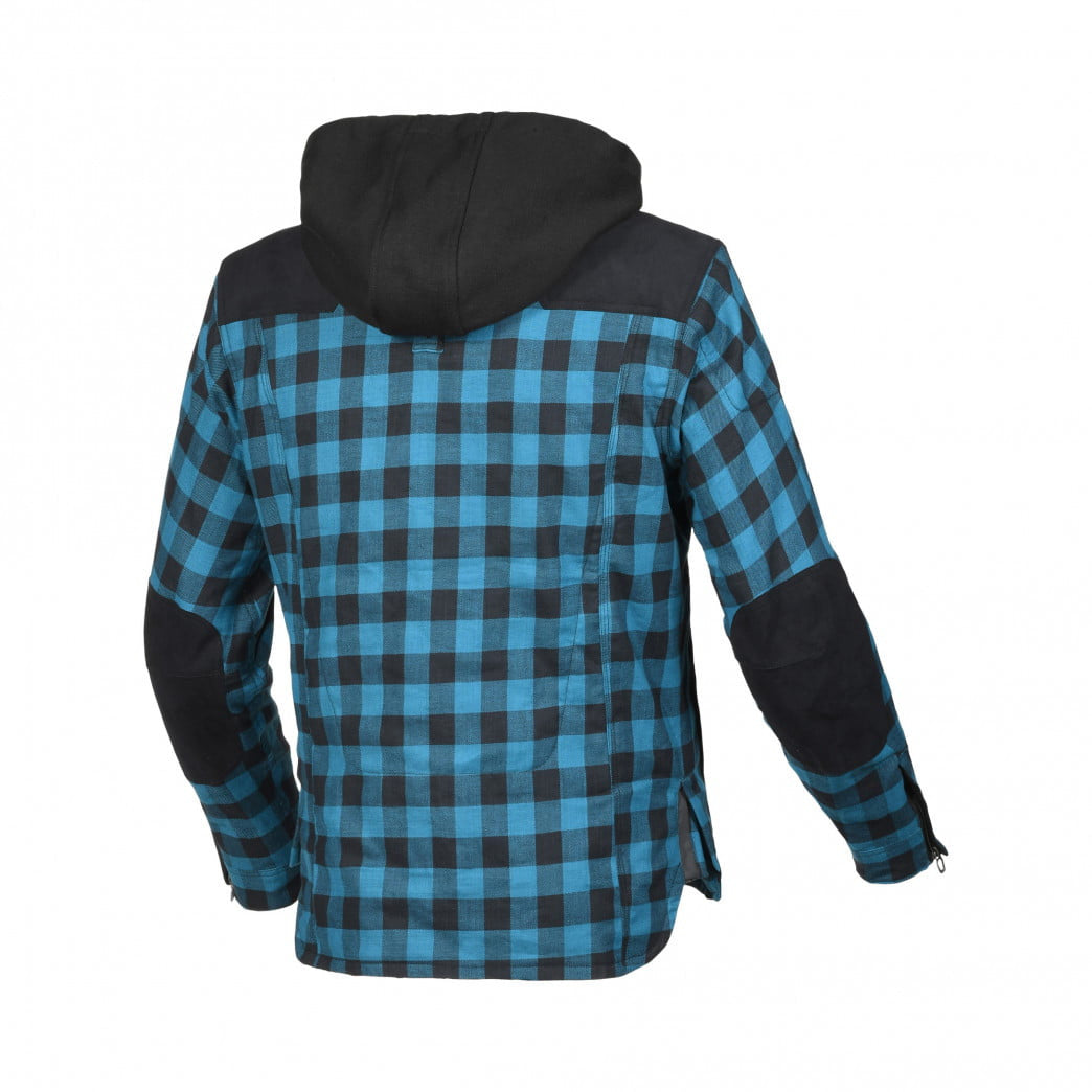 Macna Kevlar MC Jacke im Landesinneren blau