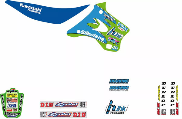 Tecnosel Grafik -Kit -Team Kawa 97 24v01