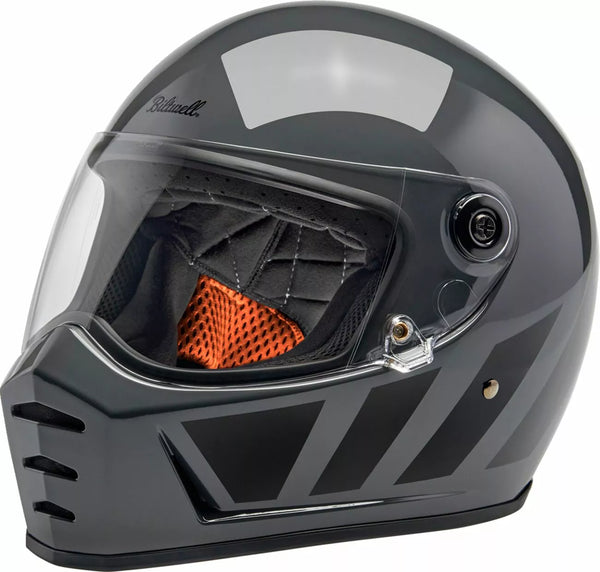 Biltwell Helm LaneSPLTR Grau SM 1004-569-502