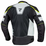 Rebelhorn Textile Motorcycle Jacket Hiflow IV Black / Silver / Flu 