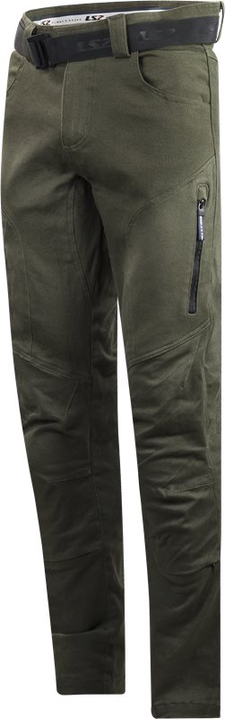 LS2 Kevlar Mc-Pants gerade Olivengrün