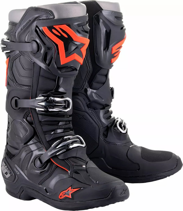 Alpinestars (MX) Boot Tech 10 Black/Red FL 7 2010020-1030-7