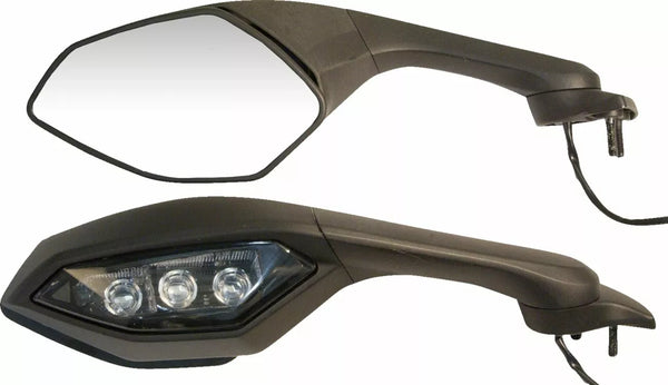 Emgo Mirror r schwarze Yam 20-37501