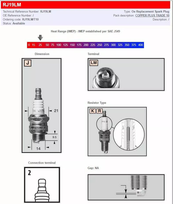 Champion S-Plug RJ19LM RJ19LM