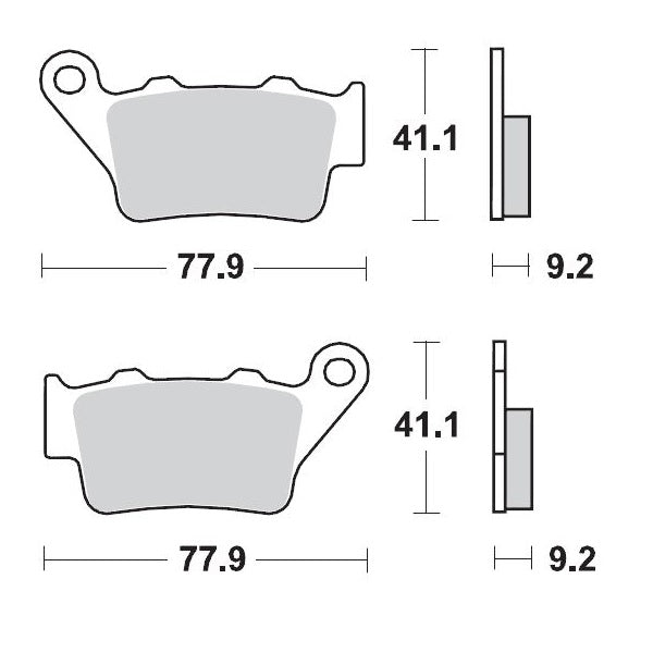 Moto-Master Brake Pad Racing 093211