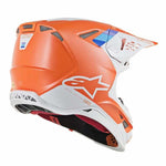 Alpinestars Cross MC Helm Supetech S-M8 Orange/Weiß