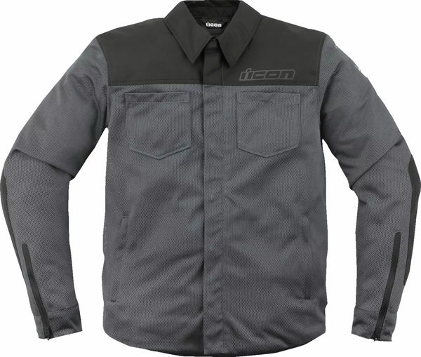 ICON JKT Upstate Mesh CE Gy SM 2820-6223