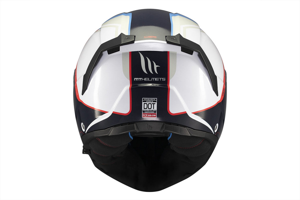 Mt Helmets Openable MC Helmet Atom 2 Sv Emalla C7