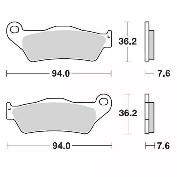 Moto-Master Brake Pad Racing 093011