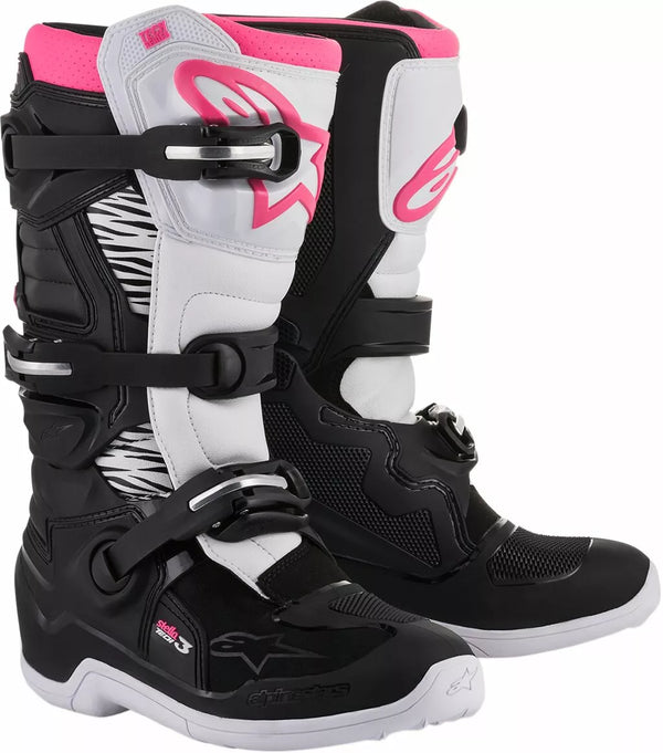 Alpinestars (MX) Boot 4W Tech3 BK/WT/PK 8 2013218-130-8