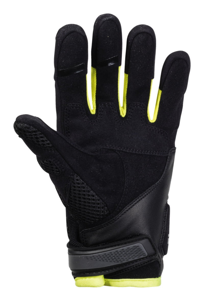 IXS MC gloves LT Montevideo Air S Black /Flu