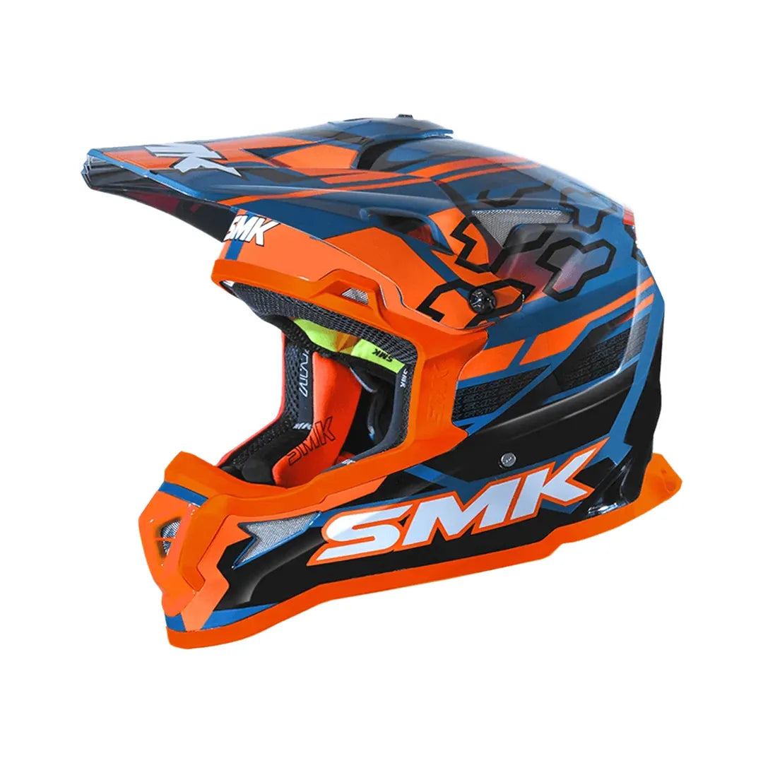 SMK Cross MC Helm Allterra Tribou Blau