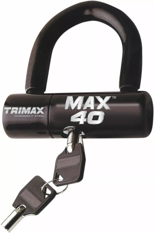Trimax Lock-Disc U-Lock Black MAX40BK