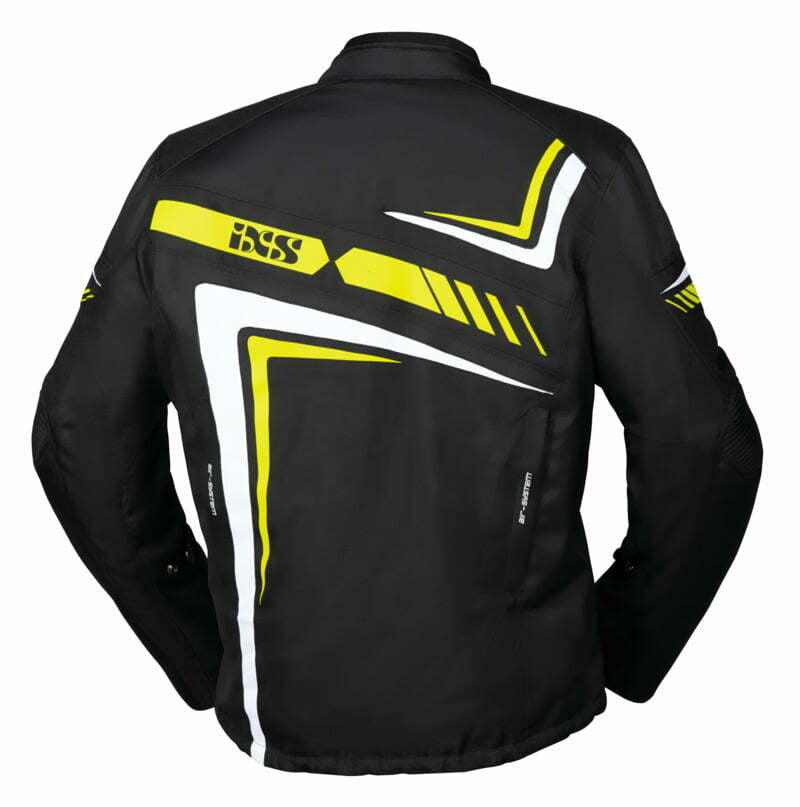 IXS Textile MC Jacke RS-400 PCs 2.0 Schwarz /Grippe /Weiß