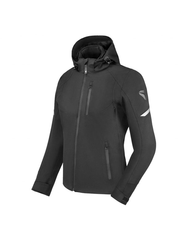 Seca Dam Softshell Mc-Jacket District Schwarz