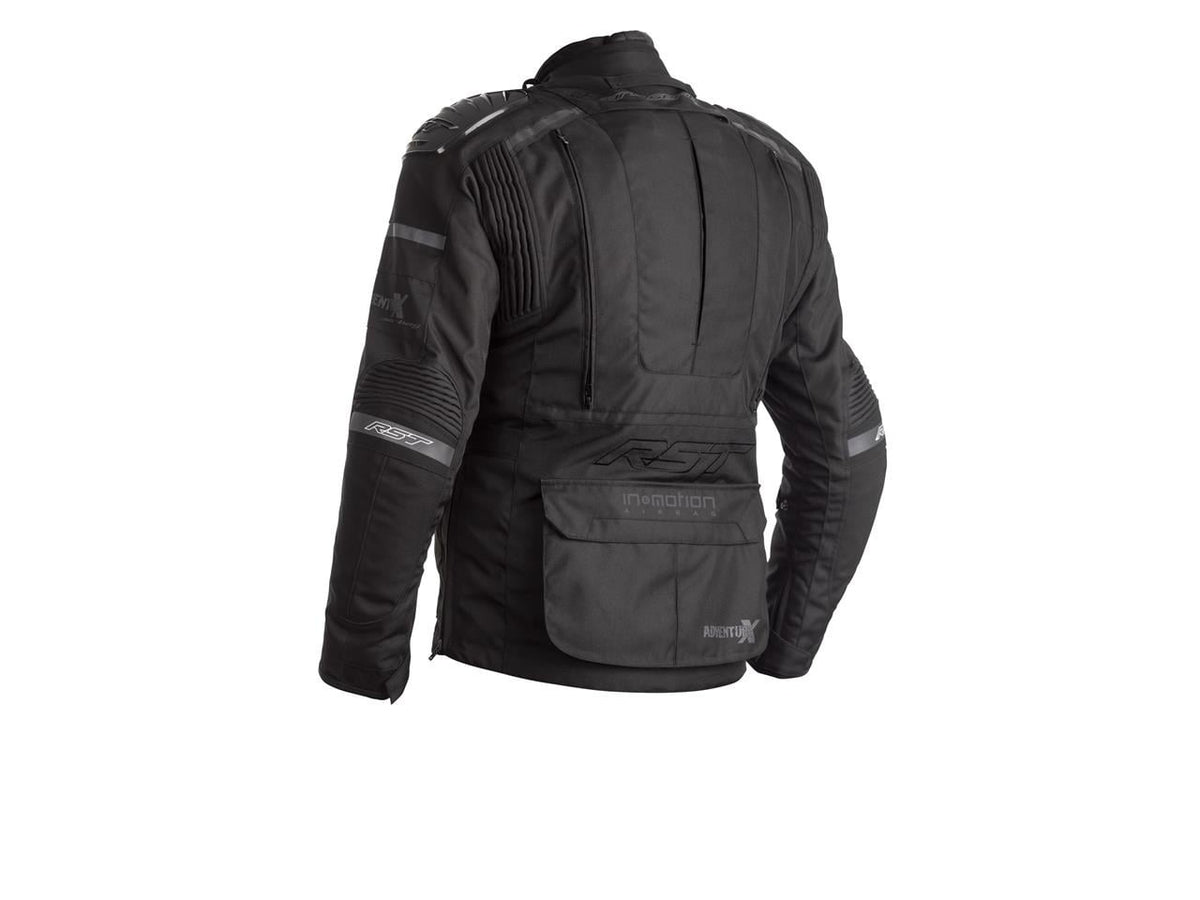 RST Airbag Textile MC Jacke Adventure-X Schwarz