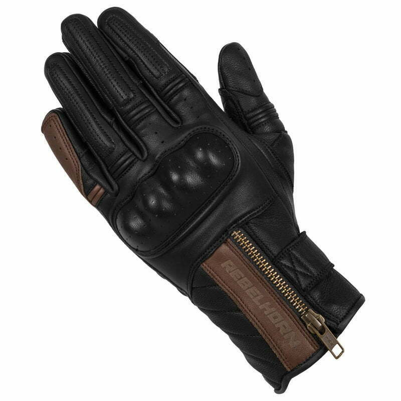 Rebelhorn Women Mc-Gloves Hunter Black /Brown