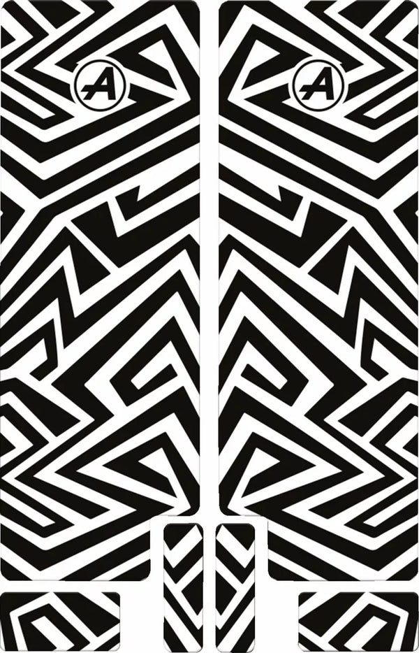 Algis Fork -Aufkleber BK -Linien Gloss Bk.g06.003