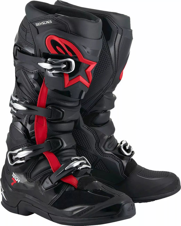 Alpinestars (MX) Boot Tech 7 Black/Red Fluo 9 2012025-1030-9