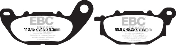 EBC BREAK PAD FA SOOHEN BIORIK FA663