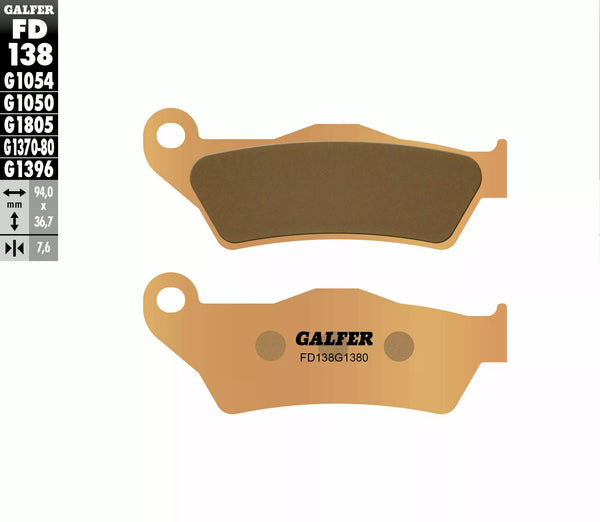 Galfer Bremsbelastung Sintered Scooter FD138G1380