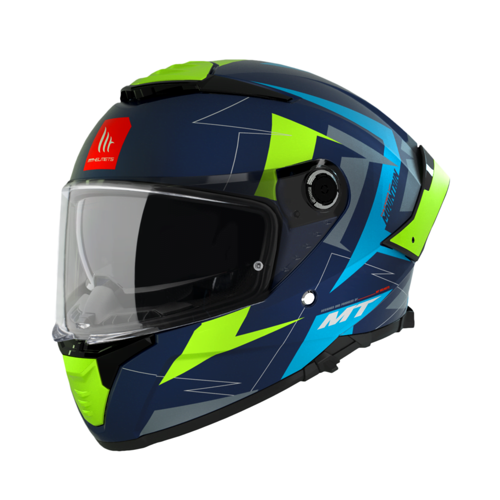 MT Helme Integral MC Helm Thunder 4 SV Mountain Matt Blue