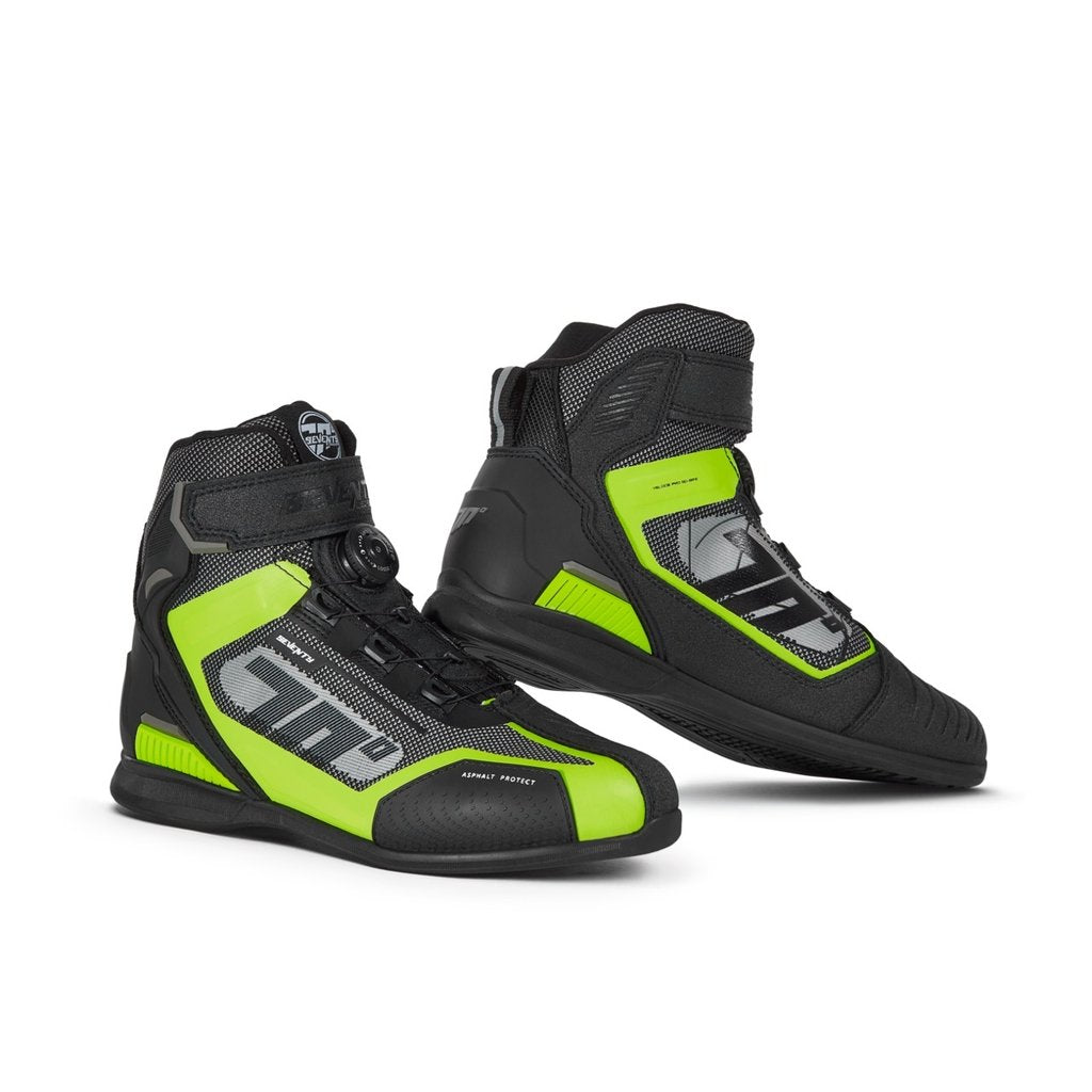 Siebzig Unisex MC Schuhe SD-BR3 Veloce Pro Schwarz /Grippe