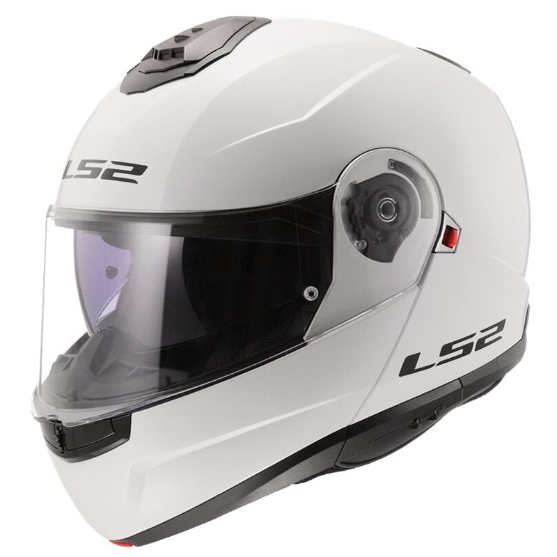 LS2 Openable MC Helmet Strobe II White