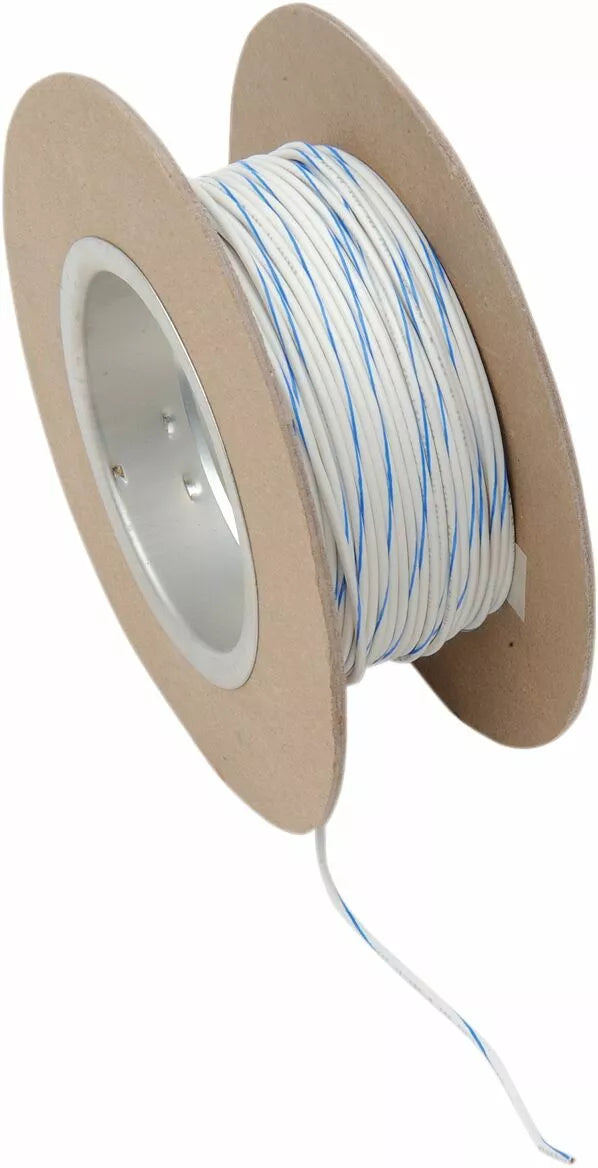 Namz Wire 18G 100 'White/Blue NWR-96-100