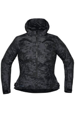 DIFI DAM Textile MC Jacke Iridium schwarz /tarn Camo