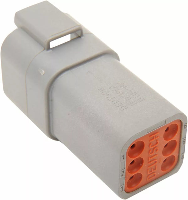 Namz Receptacle Deutsch Gray 6 DR-6G