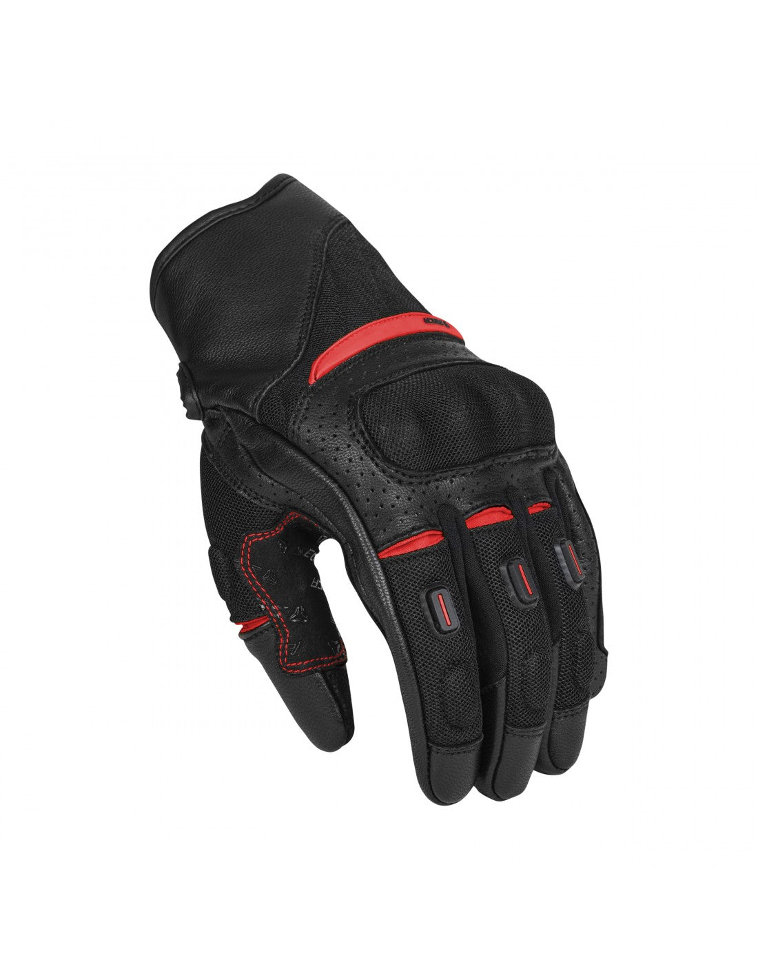 Seca MC Handschuhe Achse Mesh II Schwarz /Rot