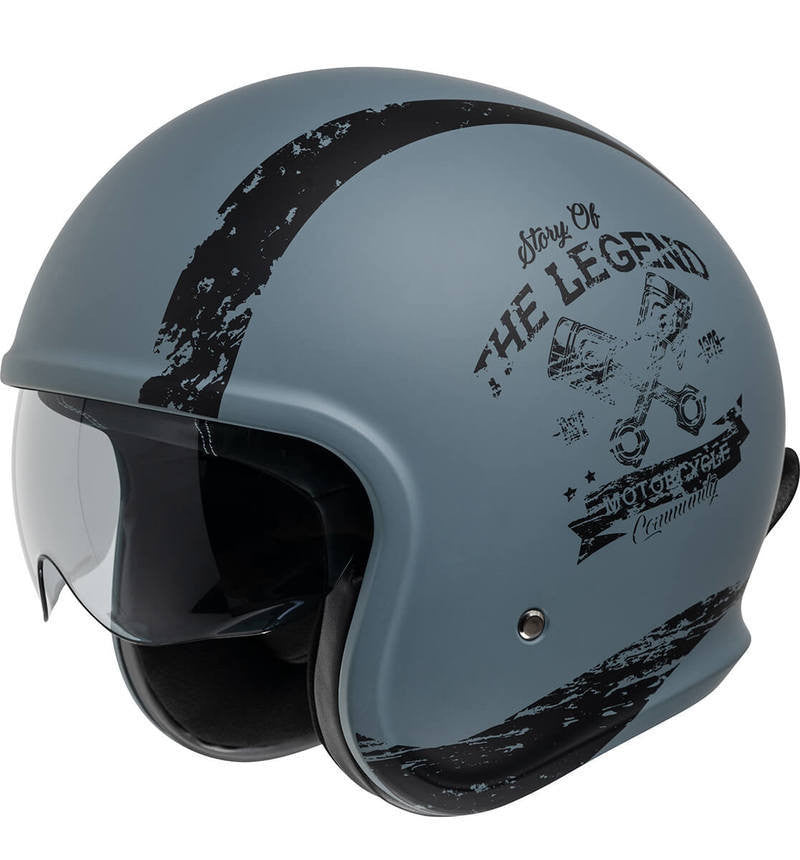 IXS OPEN MC Helmet 880 2.0 Gray