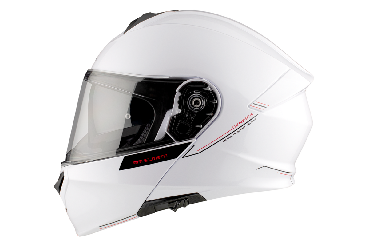 MT -Helme Öffner MC Helm Genesis SV White