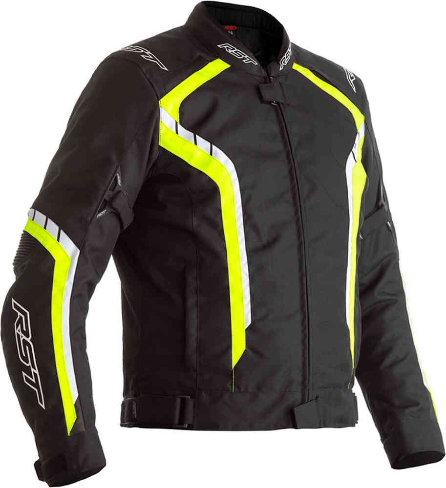 Erste Textile MC-Jacket-Achse Schwarz /Grippe