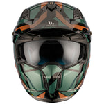 MT Helme öffnen MC Helm Streetfighter SV S P1R Green