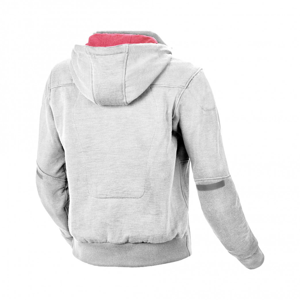 Macna Lady Kevlar Mc-Hoodie Distrikt Grau