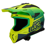 Helmet LS2 MX708 FAST II DUCK MATT GREEN/YELLOW