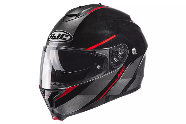 HJC Openable MC Helmet C91 Black /Red
