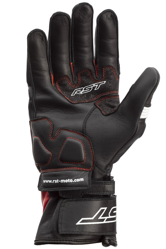 RST Sport Mc-Gloves Pilot Black /Rot