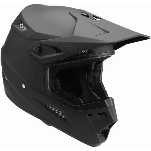 Antwort Kinder Cross Mc-Helm AR1 Solid Schwarz 