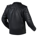 Ozone MC-Lederjacke Ramones modern schwarz